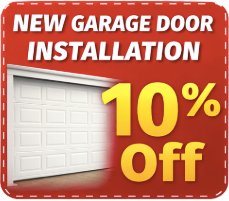 Coupon - New Garage Door Installation 10% Off